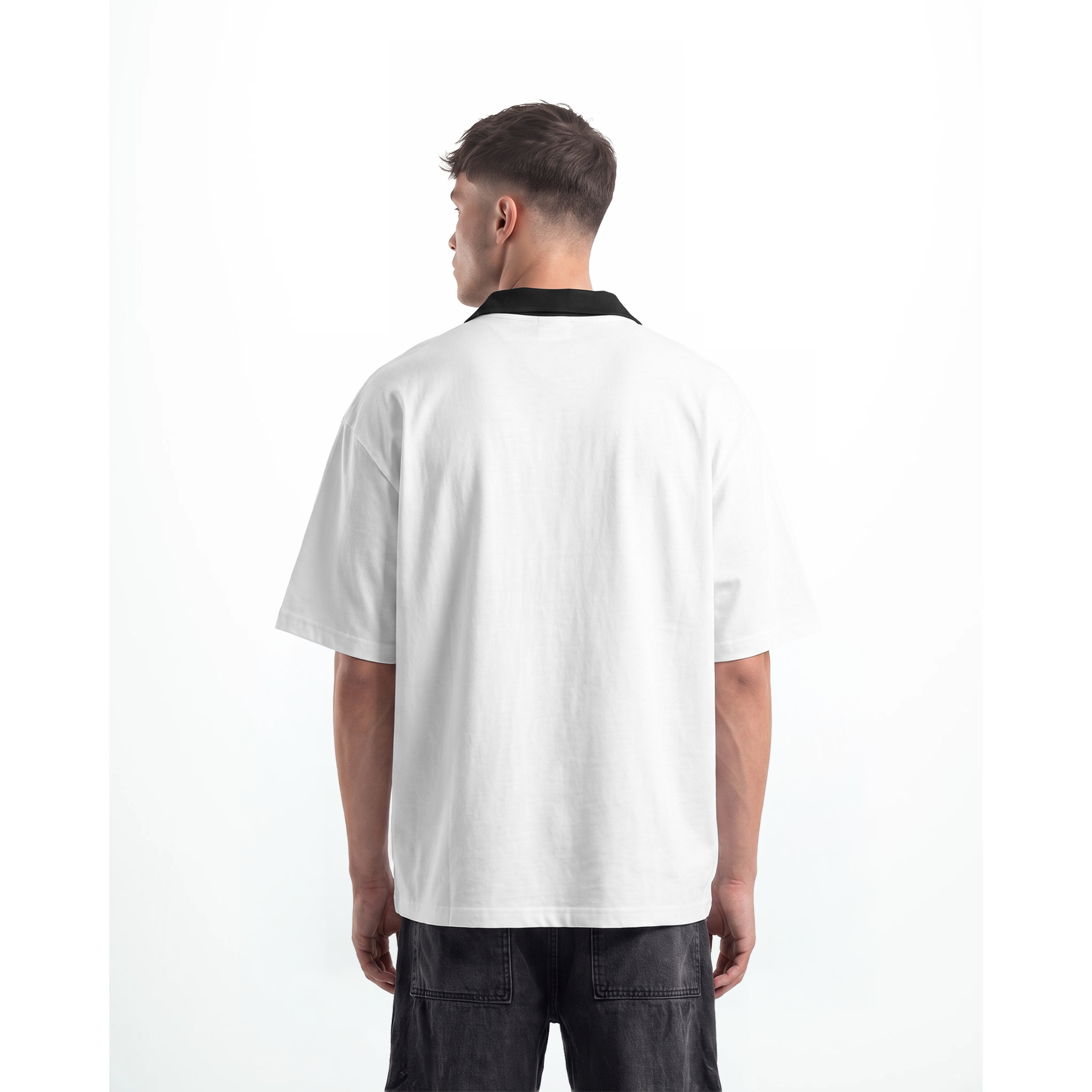 White Vortex-studio Polo