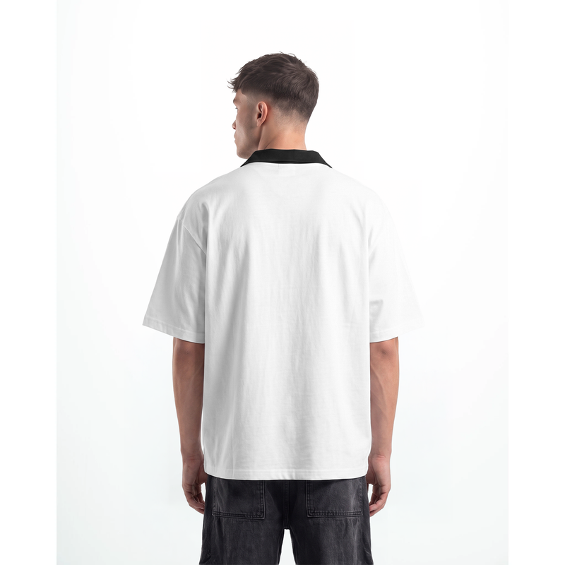 White Vortex-studio Polo