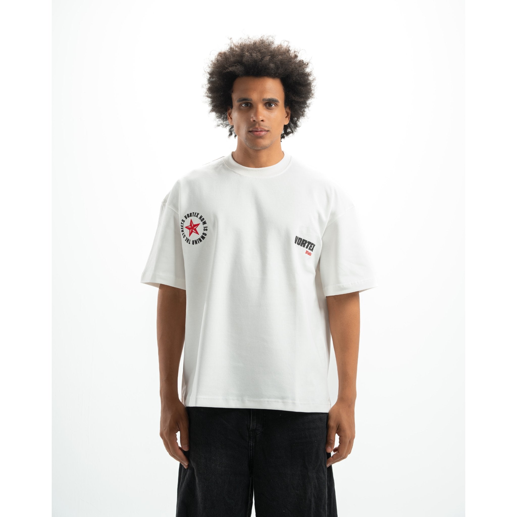 White vortex studios t-shirt