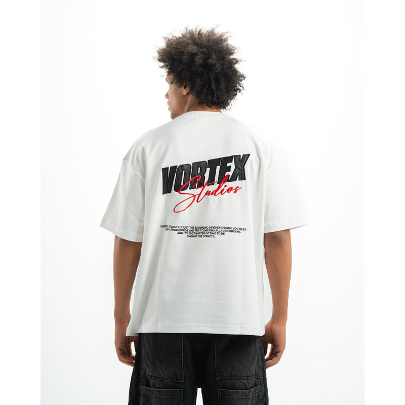 White vortex studios t-shirt