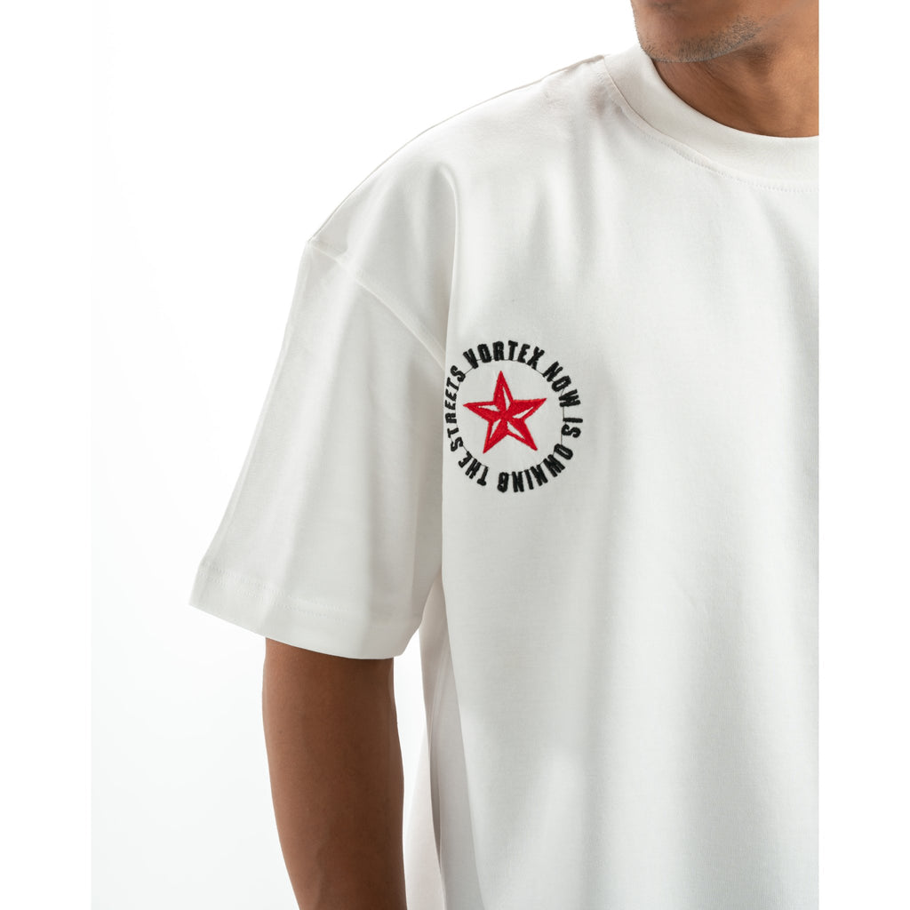 White vortex studios t-shirt