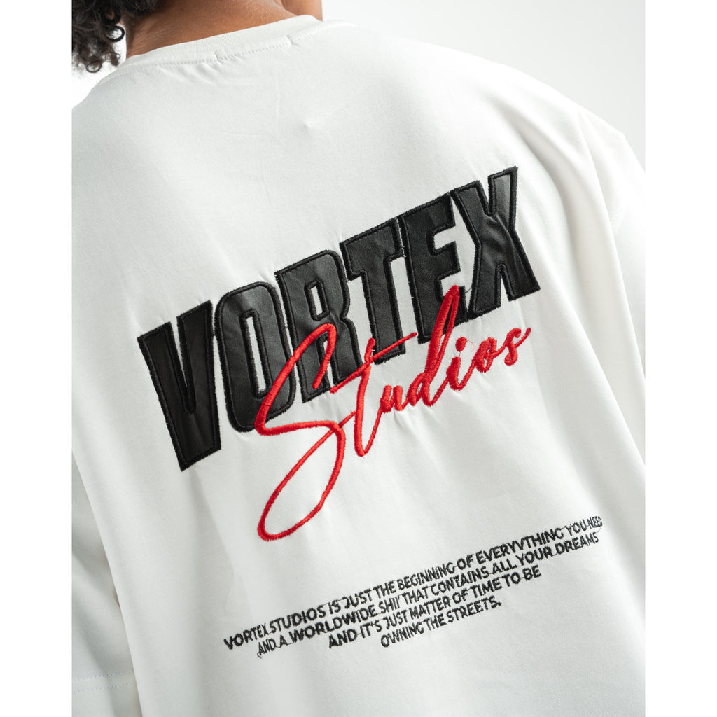 White vortex studios t-shirt