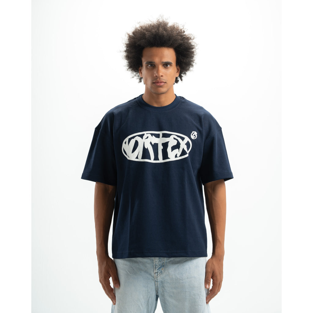 Navy vortex t-shirt