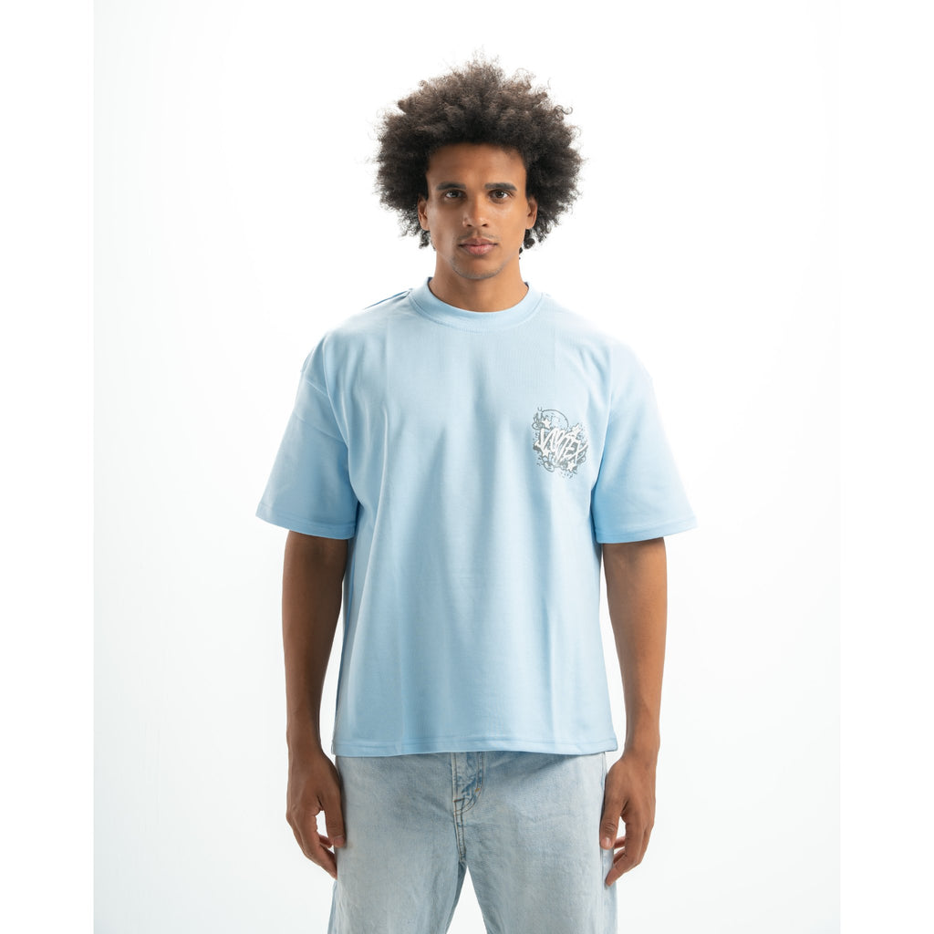 Baby-blue star t-shirt