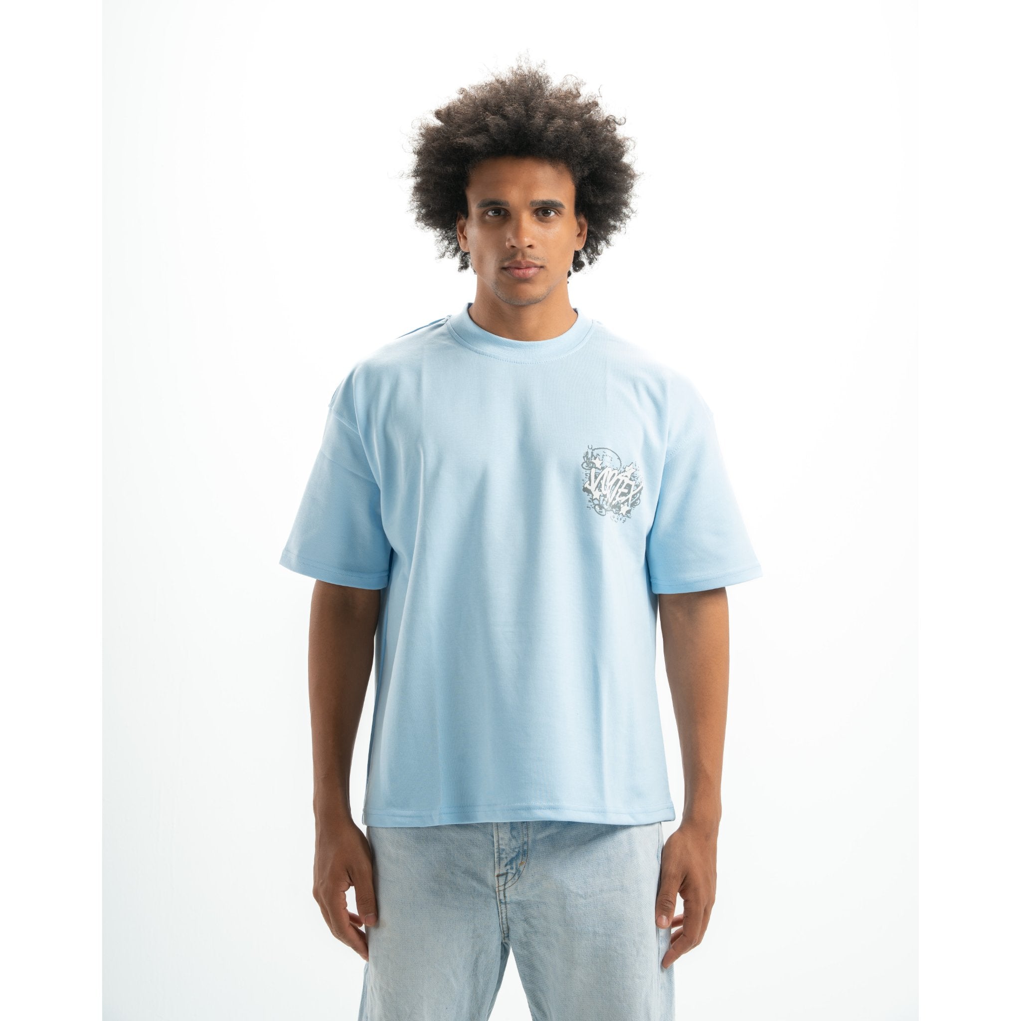 Baby-blue star t-shirt