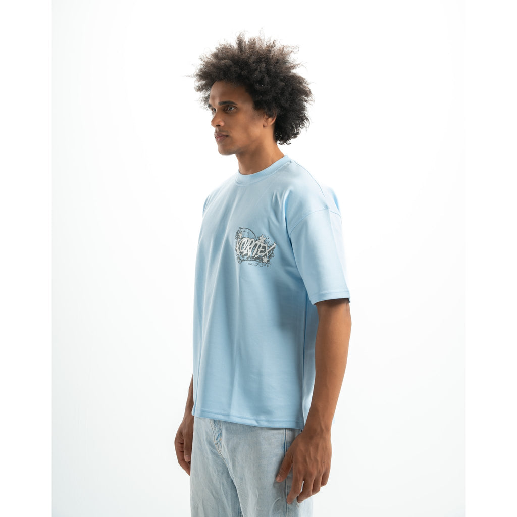 Baby-blue star t-shirt