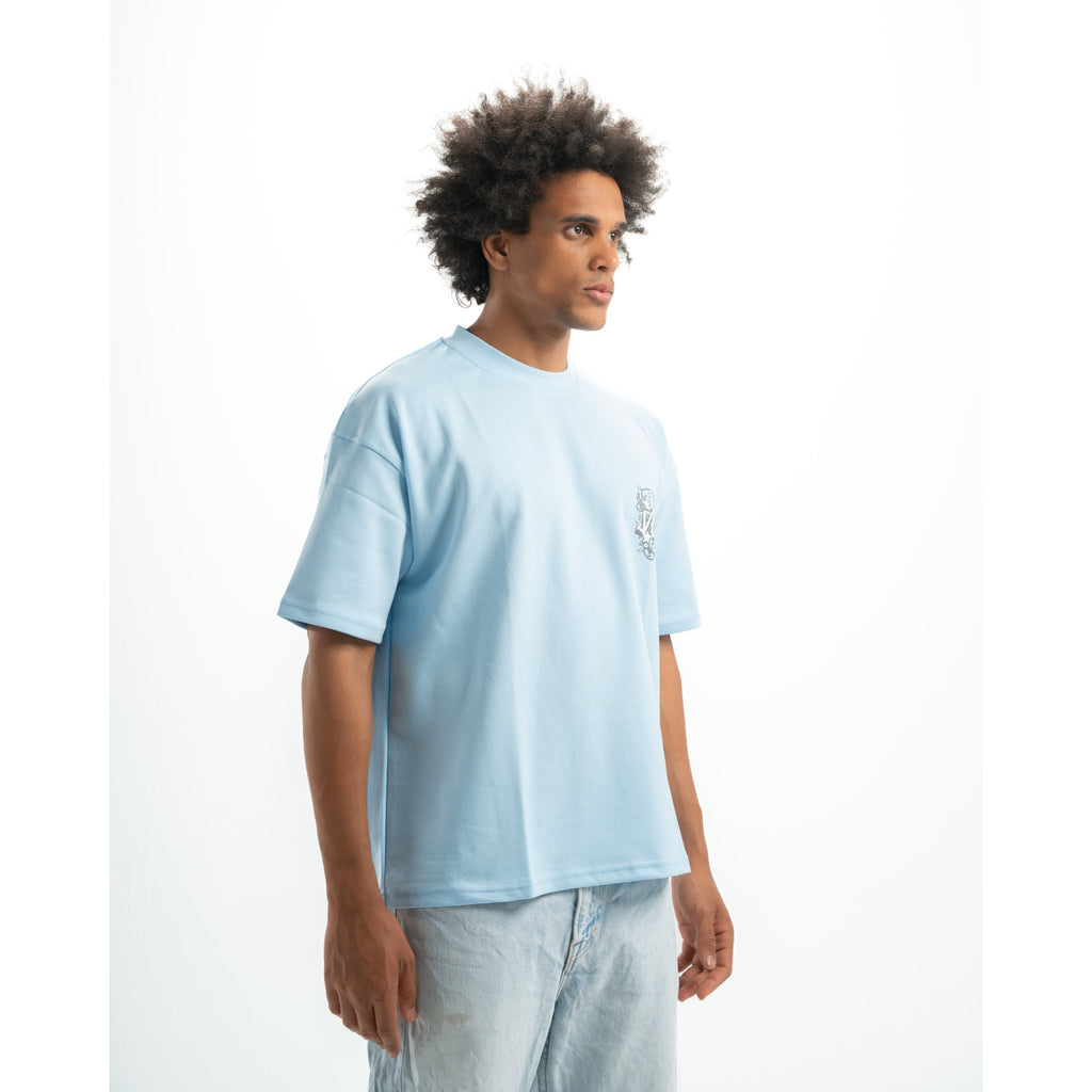 Baby-blue star t-shirt