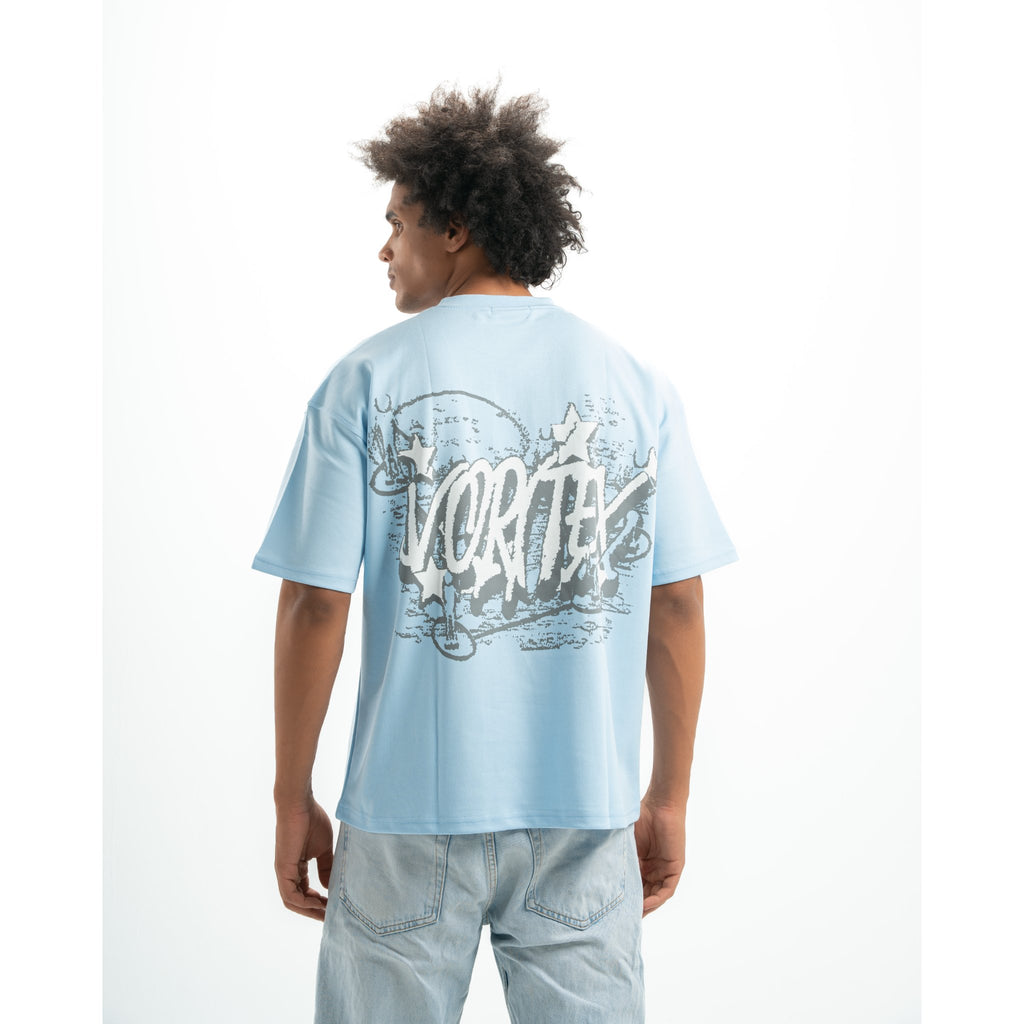 Baby-blue star t-shirt