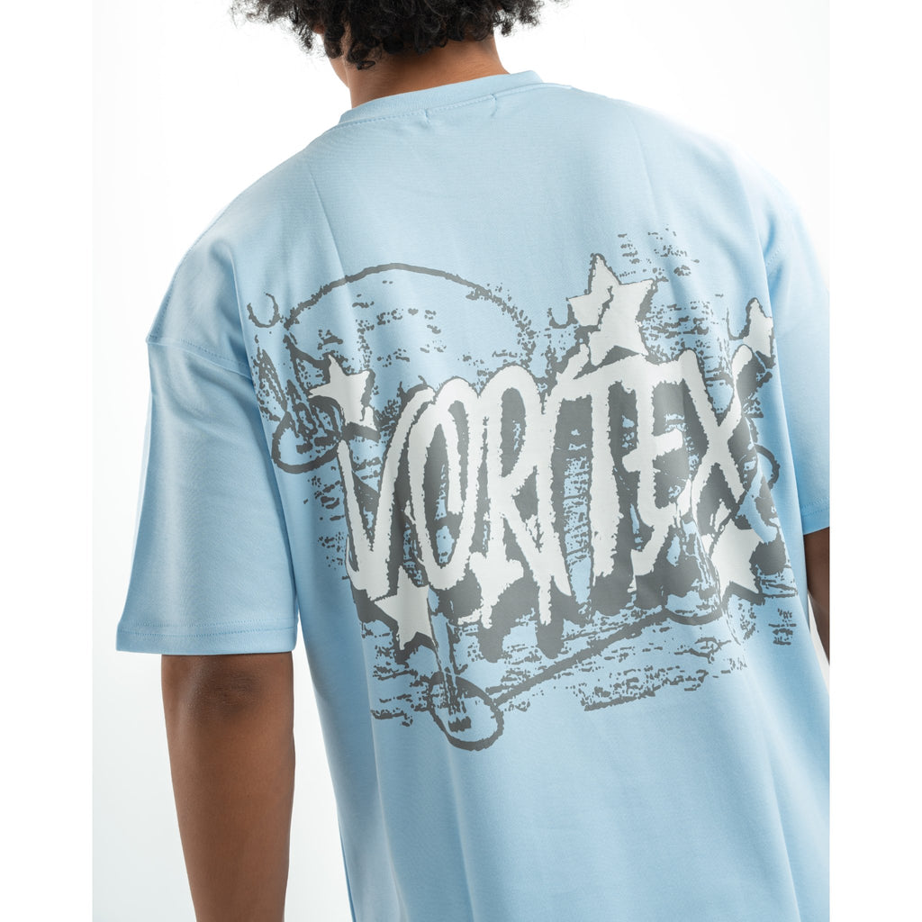 Baby-blue star t-shirt