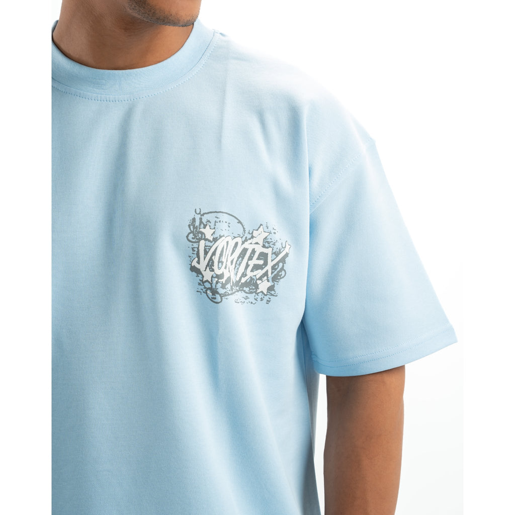Baby-blue star t-shirt