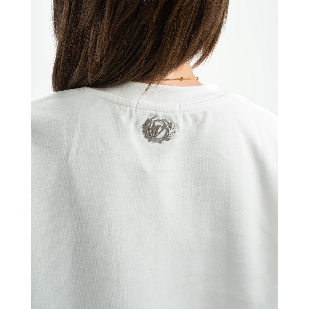 White vortex army t-shirt
