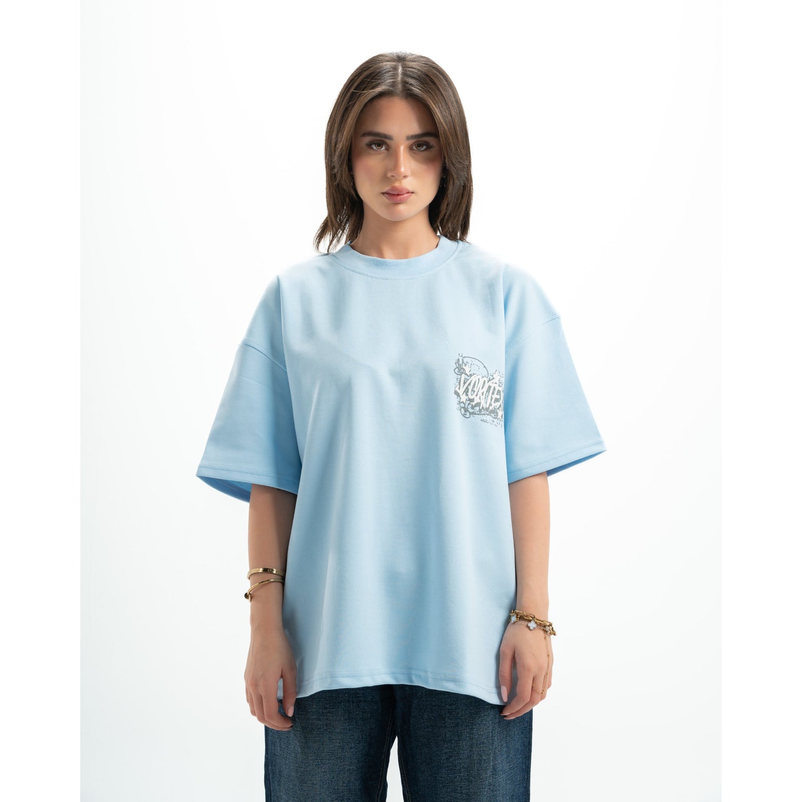 Baby-blue star t-shirt