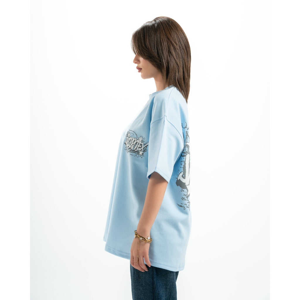 Baby-blue star t-shirt
