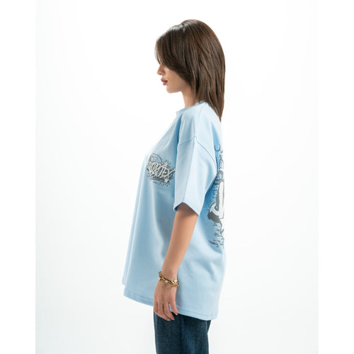 Baby-blue star t-shirt