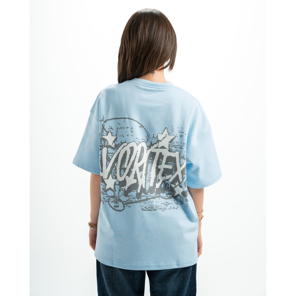 Baby-blue star t-shirt