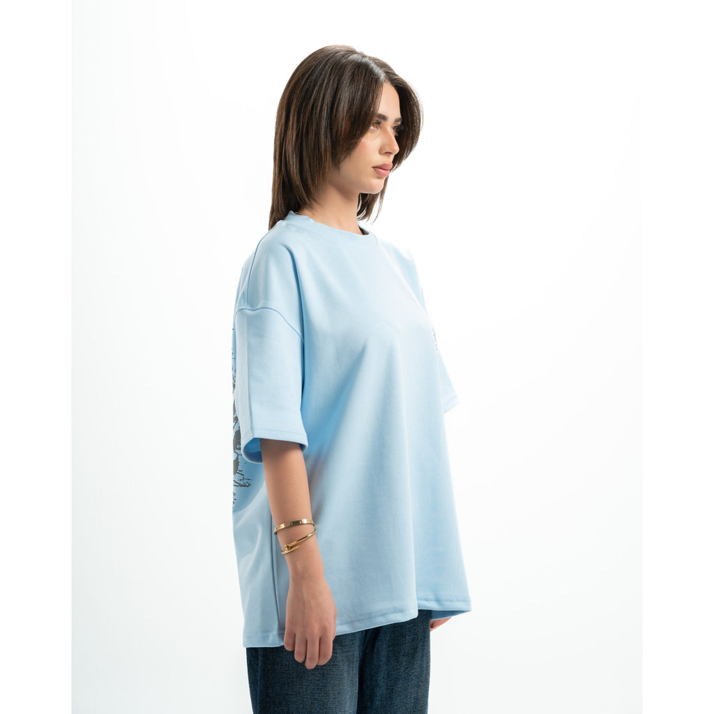 Baby-blue star t-shirt