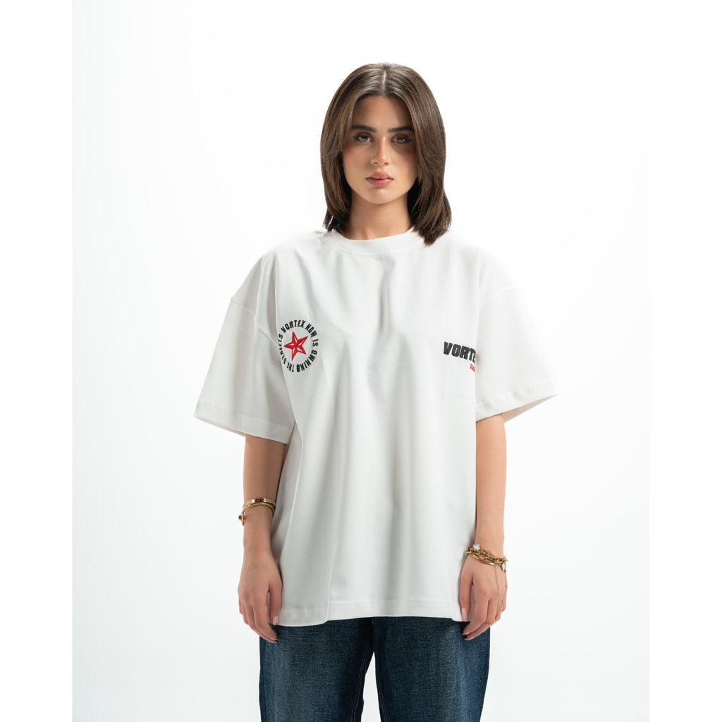 White vortex studios t-shirt